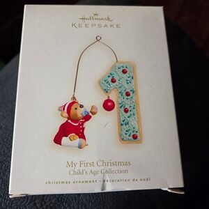 Hallmark Keepsake My First Christmas Child's Age Collection Ornament QXG6289